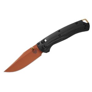 BENCHMADE Hunt Taggedout Axis Folding Knife 3.5" Clip Point Blade - OD Green G10 Handles