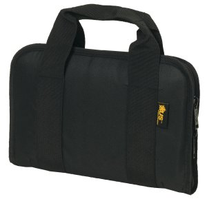US Peacekeeper P21108 Attache Gun Case Black Water-Resistant 5 Mag Bands