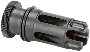 Griffin Armament DLFC22C1228 Dual-Lok Flash Comp 22/5.56 Black Nitride