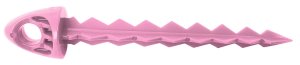 TTACK Targettack 3In Pink Polycarbonate Plastic 6 Pack Paper/Vinyl 3"