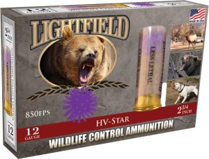 Lightfield CWHV-12 12GA 2.75" Less Lethal Star 5RD Ammo 850fps