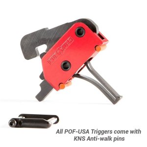 Patriot Ordnance Factory Drop-In Trigger Assembly Straight 3.5 LB Red