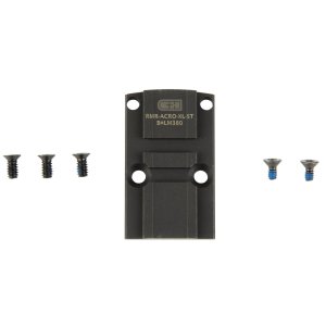 C&H Precision RMR-ACRO-XL-ST Optic Mount Plate, Anodized Black Finish
