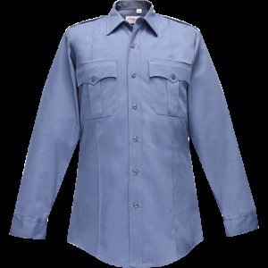 Flying Cross Duro Poplin Long Sleeve Shirt Sewn-In Creases (UPC 500351)