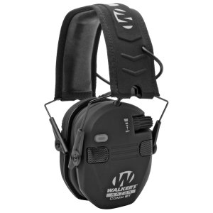 Walkers Razor Slim Electronic Quad Muff 23dB Black Bluetooth