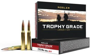 Nosler Trophy Grade 60125 270 Win 150 gr AccuBond 20 Rounds
