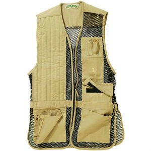 Bob Allen 30258 Mesh Shooting Vest Khaki Right Hand