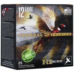 Federal HVF12HW4 Hi-Bird 12ga Shotshells 2-3/4" 1-1/4oz #4 1330fps 25ct