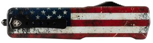 Templar MAUS321 3.16" OTF D2 Steel Blade US Flag Aluminum Handle Knife