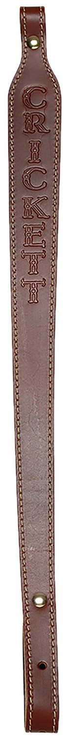 Crickett KSA801 Brown Leather Rifle Sling 23 In x 1.75 In