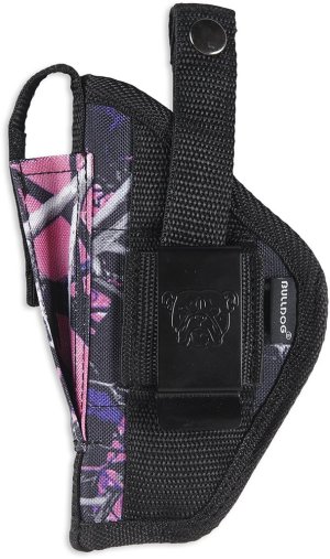 Bulldog FSN24MDG Extreme OWB Holster Muddy Girl Camo Nylon Ambidextrous