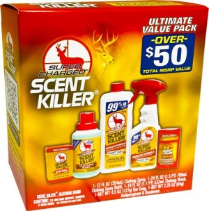 Wildlife Research 80661 Super Charged Scent Killer Pack, 5-Piece Set