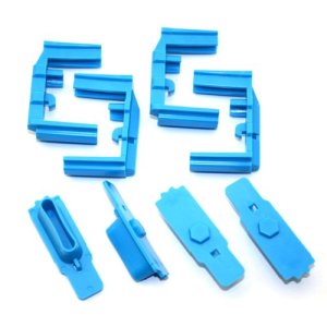 Hexmag HXID4-AR-BLU Blue HEX ID Follower 4-Pack for AR-15