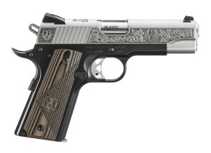 Ruger 16703 SR1911 Comm 45ACP SS Slide Black Anodized Grip 7rd Mags