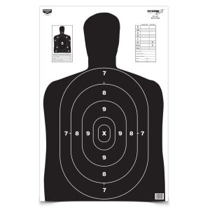 Birchwood Casey EZE-Scorer BC-27 Silhouette Target 23"x35" Black 5-Pack