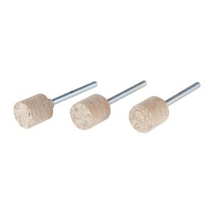Brownells Mx Finishing Wheel 1/2"X 1/2" 180 Grit 3 Pack