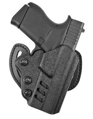 DeSantis 042KAB6Z0 Facilitator OWB Holster Black Kydex for Glock 19/23