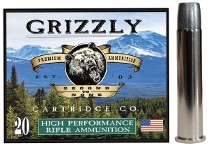 Grizzly GC45/70+P4 45-70Gov+P 405gr Bonded Flat Point Ammo 20/Box