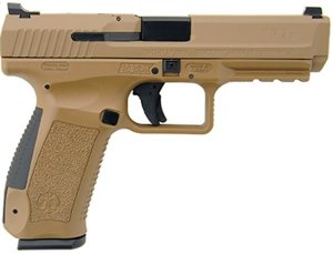 Canik TP9SA Mod.2 9mm FDE 4.46" Barrel 18rd Warren Tactical Sights