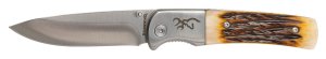 Browning 3220500B Buckmark Hunter 3" Folding Knife 8Cr13MoV Blade