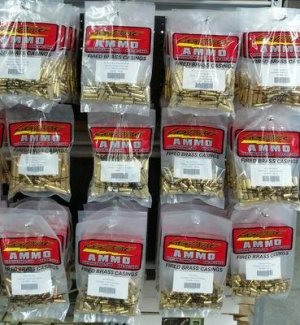 Lightning Ammo Reman .40 S&W Cleaned Polished Brass 100ct Bag