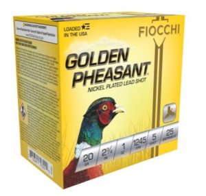 Fiocchi 20GP5 Golden Pheasant Extrema 20Gauge 2.75" 1oz 5Shot 25 Per...