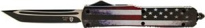 Templar Knife MUS231 Gen II Slim OTF 3.5" Tanto US Flag Design