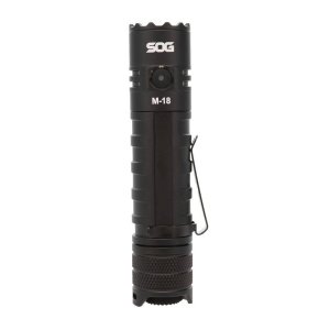 SOG M-18 1900 Lumens USB-C Black Aluminum Rechargeable Flashlight