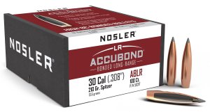 Nosler AccuBond Long Range 30 Caliber 210 Grain Spitzer Point 100 Count