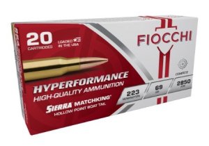 Fiocchi Hyperformance 223 Rem 69gr Sierra MatchKing 1146rd