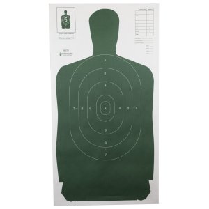Action Target B-27S 24 In x 45 In Green Silhouette 100 Pack
