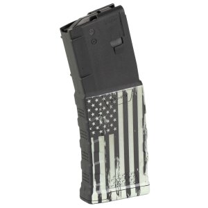 Mission First Tactical EXDPM556D-C-AMF4 AR-15 Magazine 223/556 30 Rds Flag Graphic
