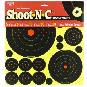Birchwood Casey 34018 Reactive Target Pack 50 Count Self-Adhesive