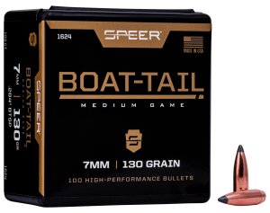 Speer 1624 7mm .284 130gr Boat-Tail Soft Point Bullets 100ct