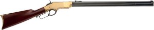 Cimarron CA239 Henry Civilian 44/40 24" Brass Frame Blued Walnut