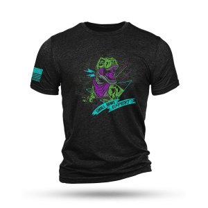 Nine Line T-Rex Short Sleeve Shirt Black Triblend L