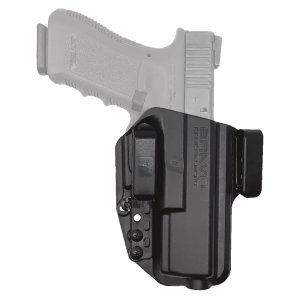 Bravo Concealment BC20-1002 Torsion IWB Holster, Glock 17/22/23, Black