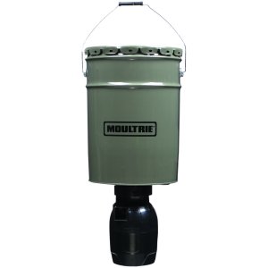 Moultrie MFG-13282 6.5 Gallon Hanging Directional Feeder Grey