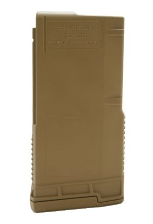 AMEND2 MOD A 7.62X51 SR-25 20RD COYOTE BROWN POLYMER MAGAZINE ( 50 PER CASE )