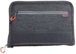 Allen Auto-Fit 2.0 Deluxe Handgun Case 11" Heather Gray and Red