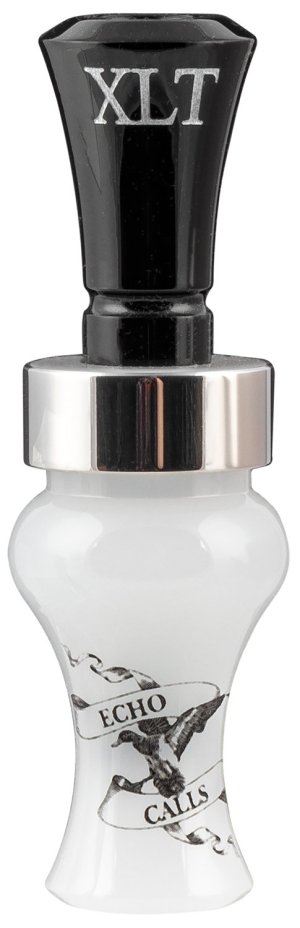 Echo XLT Single Reed Duck Call 79005 1029 Black/Pearl Acrylic
