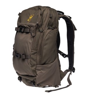 Browning 12913098 Whitetail 1300 Nylon Backpack, Brown, 20L, YKK Zipper