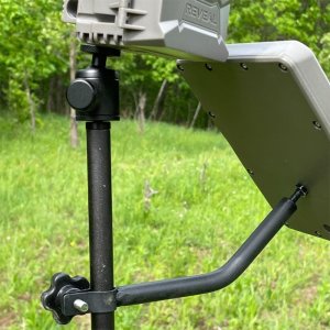 Tactacam RACSV1 Adjustable Camera Stake Black Steel 20-54 In