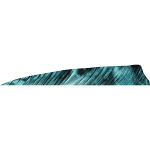 Gateway 400RSTBL-50 Shield Cut Feathers Tre Blue 4in 50 Pack