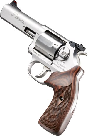 Kimber 3700621CA Revolver K6s .357 Mag 4" Red Fiber Optic Walnut Grip