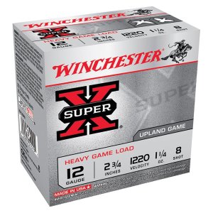 Winchester SuperX 12 Gauge 1-1-4 Ounce Shot #8 250 Rounds