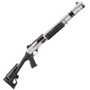 Panzer Arms PAM4CSMMFSS 12 Gauge Nickel 18.50 In Barrel