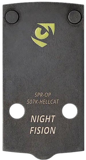 Night Fision Precision Optic Mounting Plate: 507k/407k to Springfield Hellcat