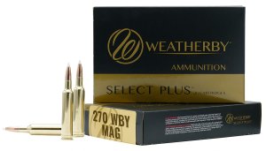 Weatherby Select Plus 270WthbyMag 130gr Barnes Tipped TSX B270130TTSX