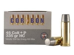 Cor-Bon HT45C335HC .45 Colt 335gr HC 1050fps Ammo 20 Rounds